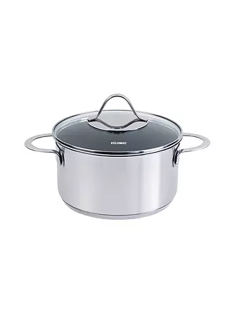 KELOMAT | Fleischtopf 20cm / 3,3l Perfekt Edelstahl Antihaft | 